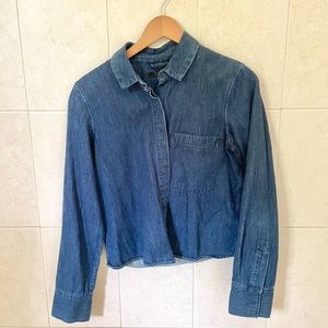 ALL SAINTS Denim Shirt Size 6